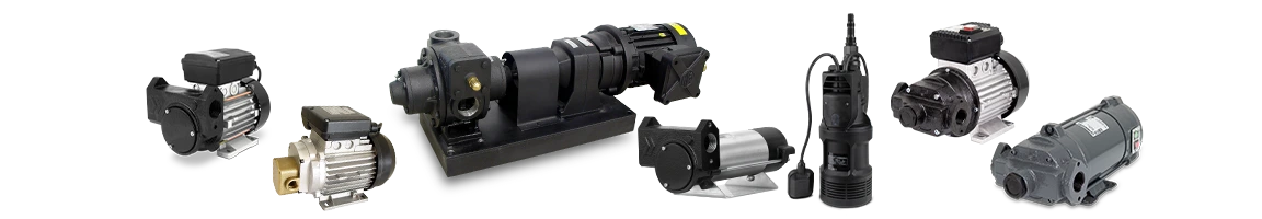 Pumps for fuels and lubricants